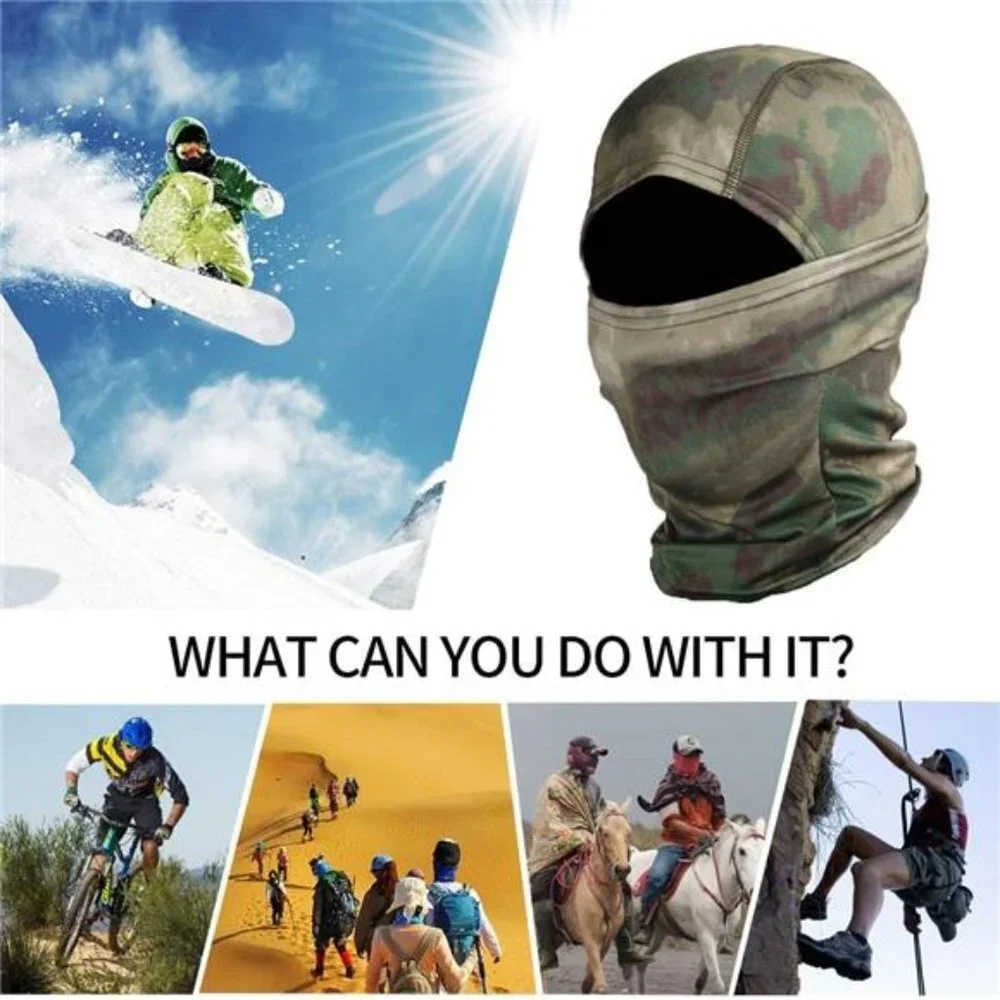 Balaclava Face Mask Windproof Hood Tactical Mask for Ski Cycling Outdoor